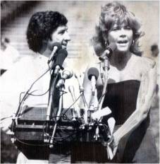 Jane Fonda and Tom Hayden, 1979